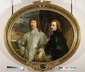 エンディミオン・ポーター卿（1587-1649）と芸術家、1635年頃